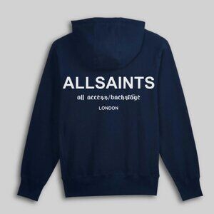 ALLSAINTS Navy blue hoodie (L)